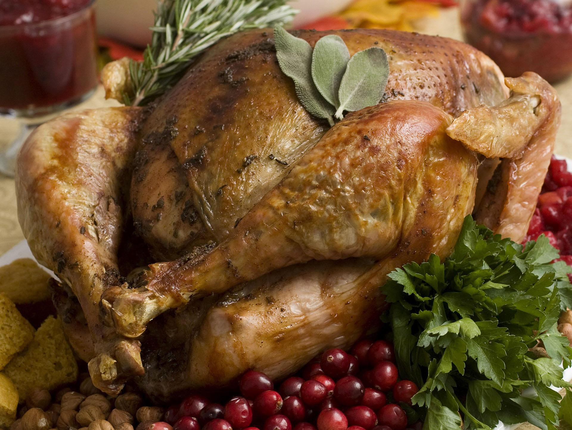 This Nov. 2, 2009, file photo shows a Thanksgiving turkey in Concord, New Hampshire. (AP Photo / Larry Crowe, File)