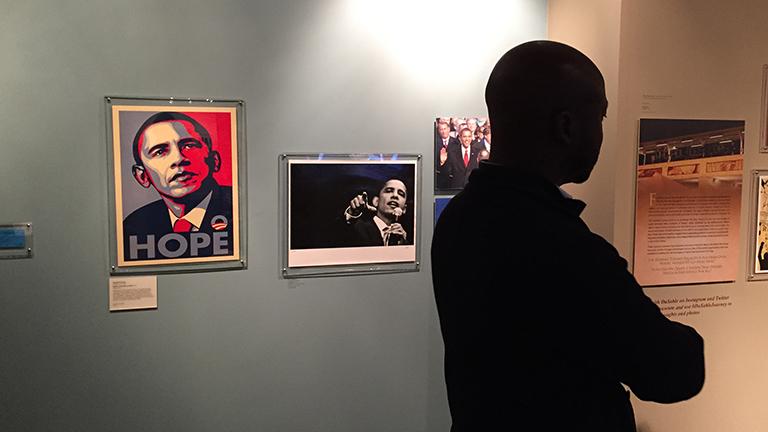 Adjaye tours the DuSable Museum after meeting with community leaders.