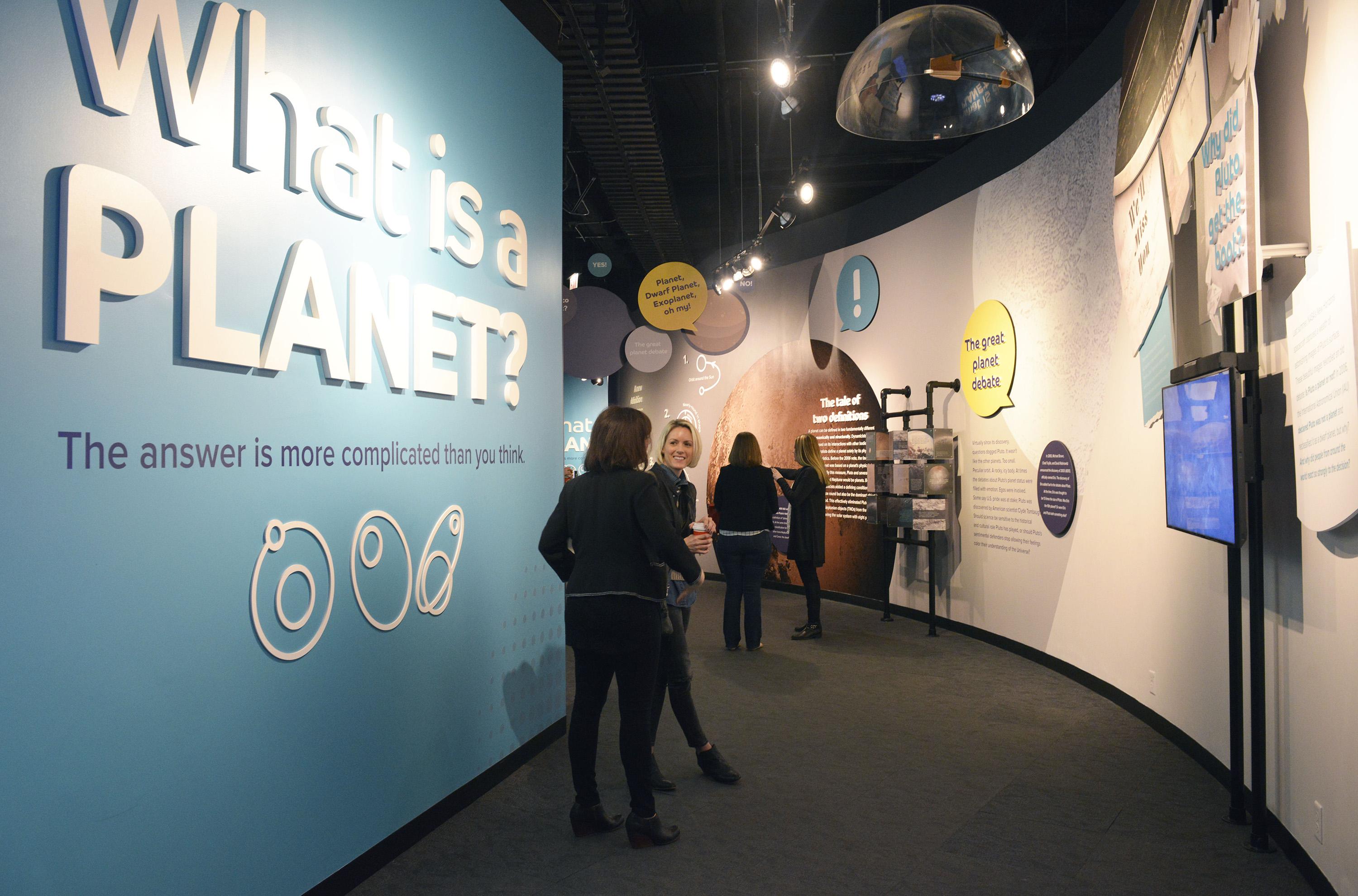 Adler Planetarium's "What is a Planet?" exhibit returns Friday, Feb. 16. (Courtesy Adler Planetarium)
