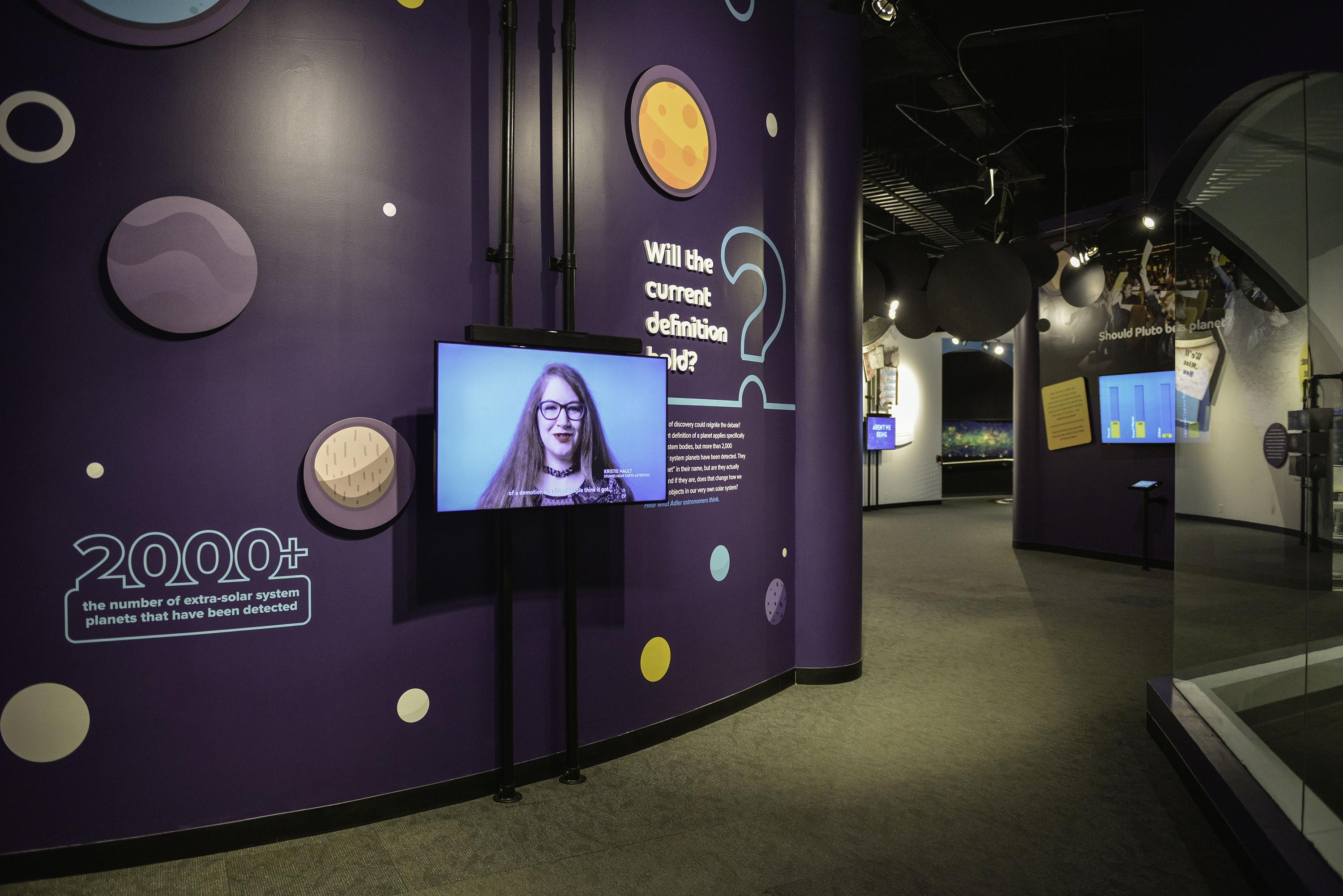 Adler Planetarium's "What is a Planet?" exhibit returns this week and will be open until mid-October. (Courtesy Adler Planetarium)