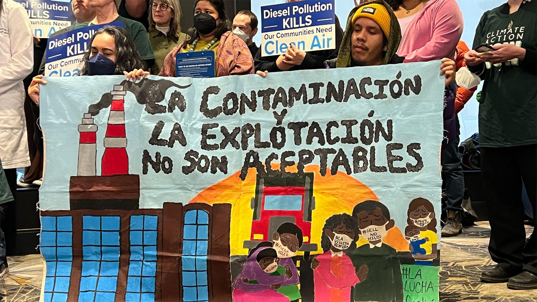 The Illinois Pollution Control Board took hours of testimony Monday, Dec. 2, 2024, from environmental and other advocates. (Amanda Vinicky / WTTW News)