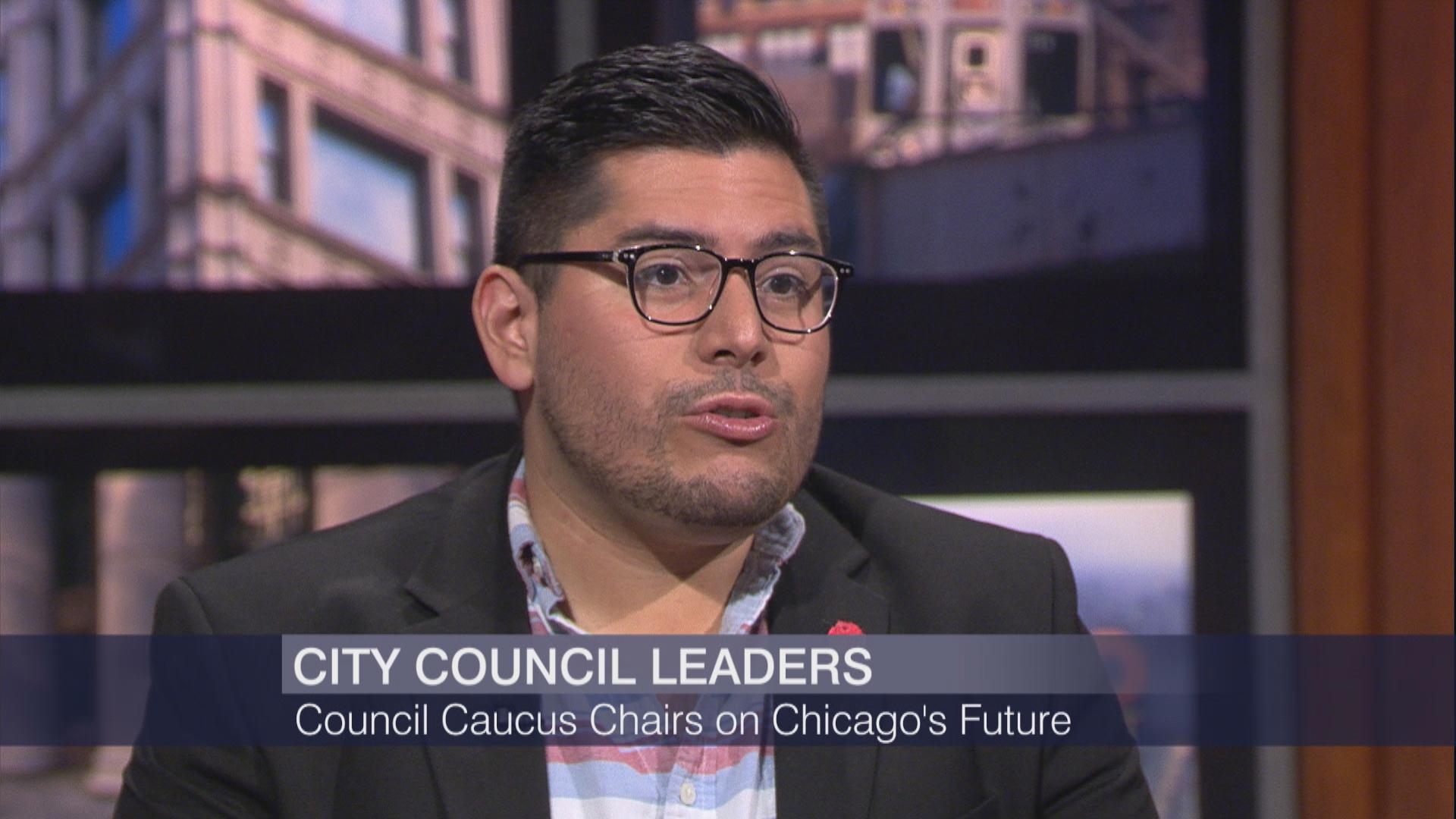 Ald. Carlos Ramirez-Rosa, 35th Ward, appears on “Chicago Tonight” on July 3, 2019.