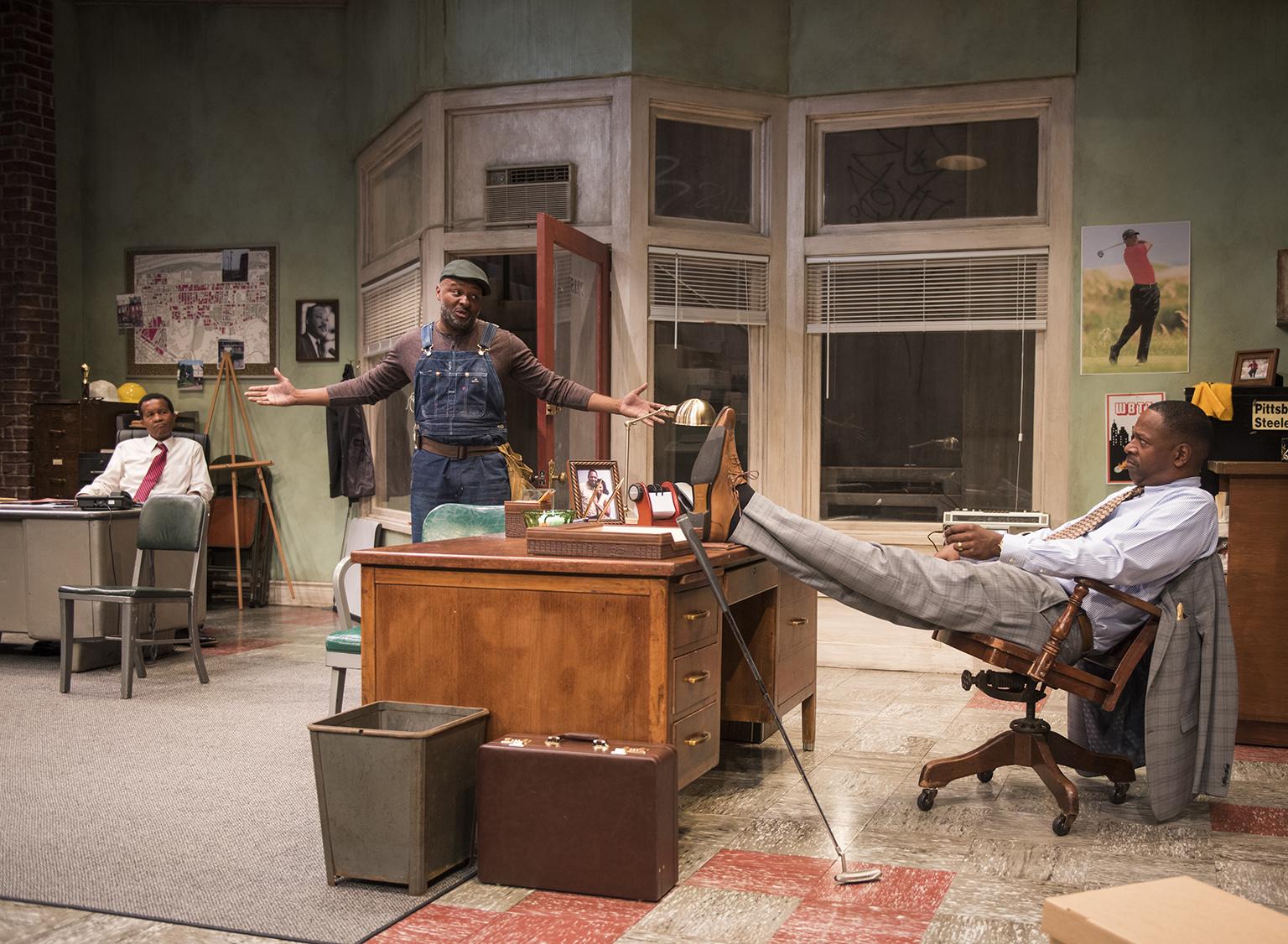 From left: Allen Gilmore, James T Alfred and James Vincent Meredith. (Photo by Michael Brosilow)