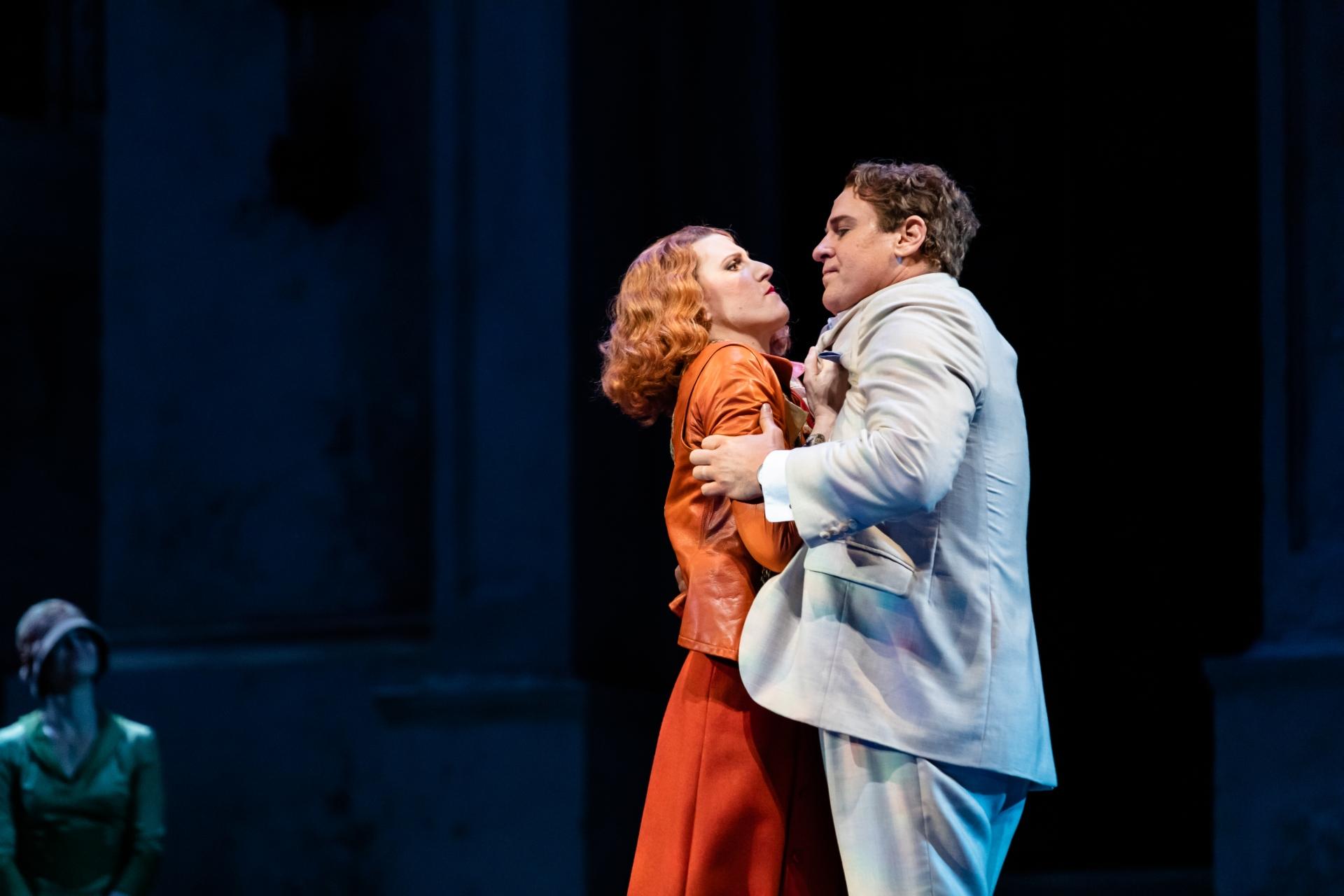 Amanda Majeski and Lucas Meachem in Lyric Opera of Chicago’s “Don Giovanni.” (Photo by Kyle Flubacker)