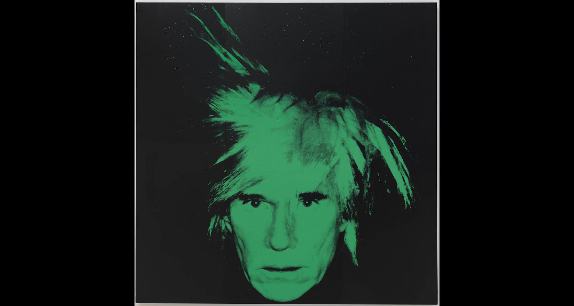 Andy Warhol. “Self-Portrait,” 1986. Solomon R. Guggenheim Museum, New York; gift, Anne and Anthony d’Offay in honor of Thomas Krens. © 2019 The Andy Warhol Foundation for the Visual Arts, Inc. / Artists Rights Society (ARS), New York.