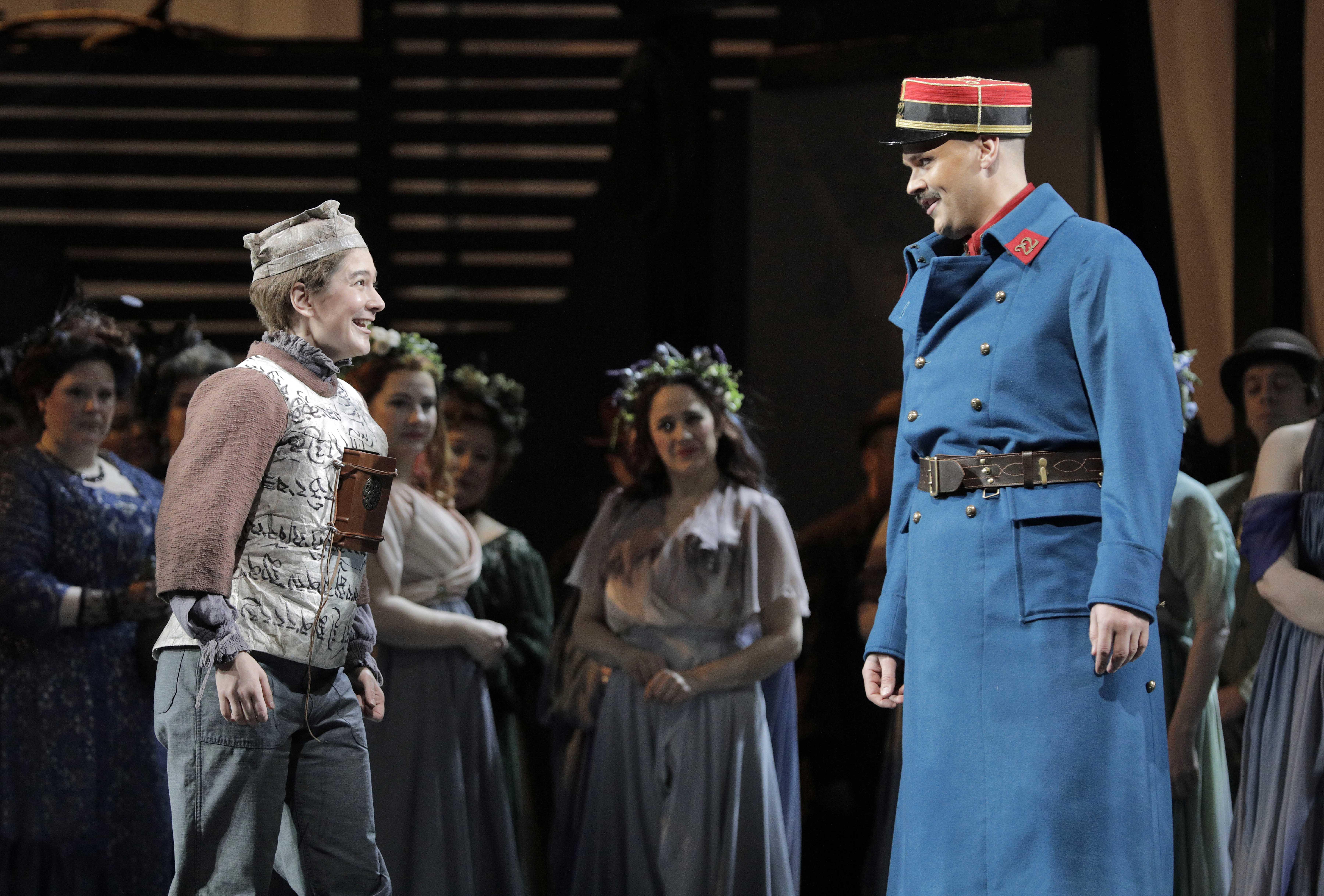 Annie Rosen and Edward Parks in “Faust” (Credit: Cory Weaver)