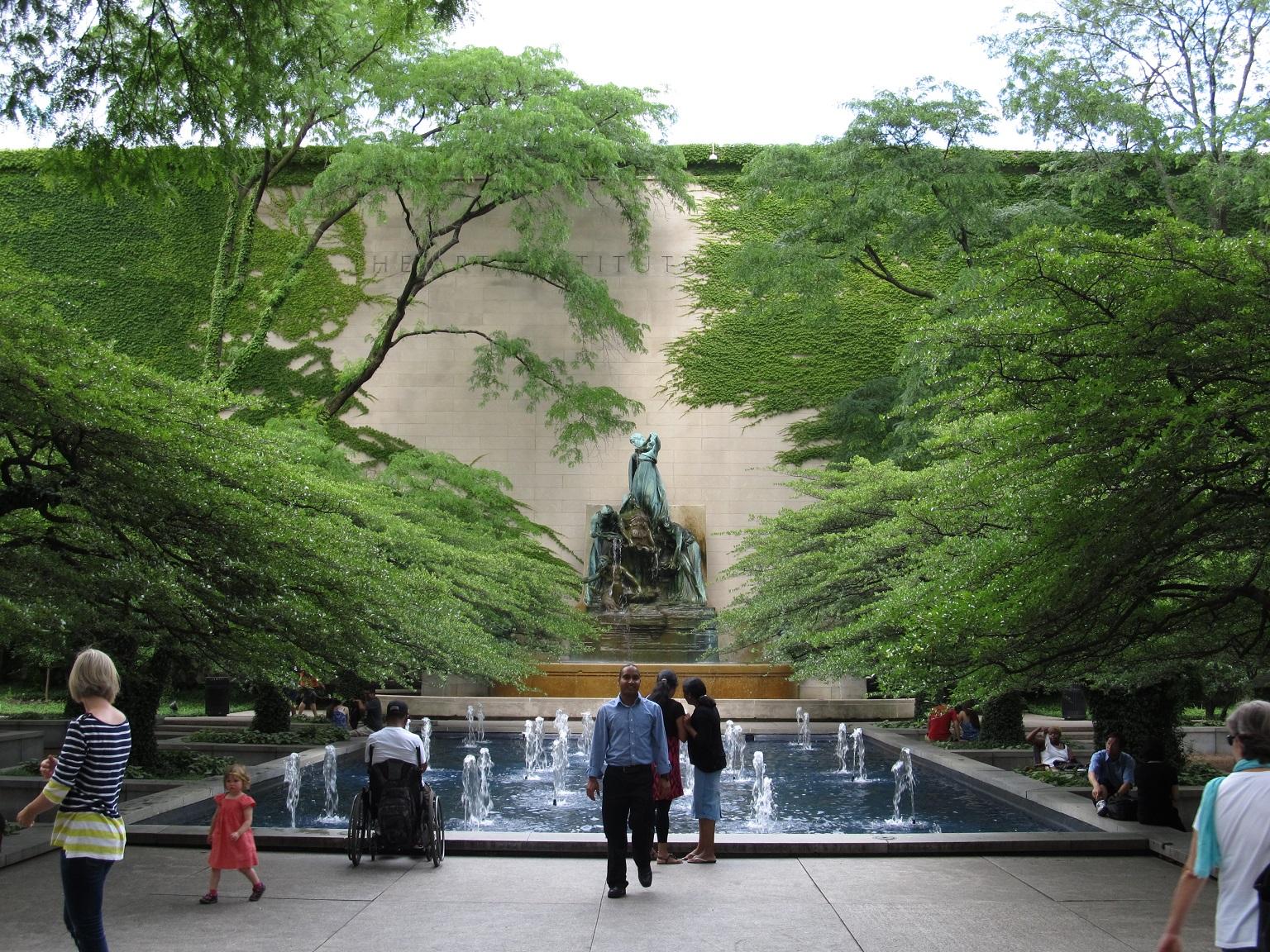 The South Garden at the Art Institute of Chicago (Ken Lund / Flickr)