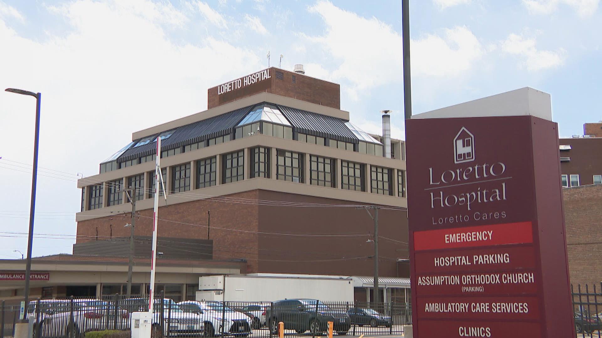 The nonprofit Loretto Hospital in Austin. (WTTW News)