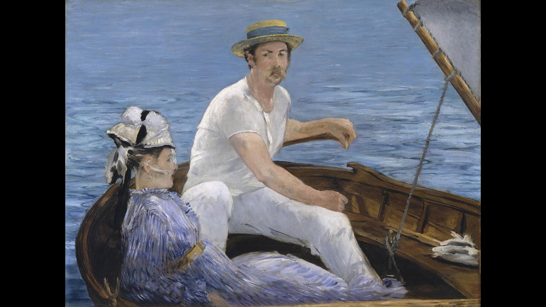 Édouard Manet. “Boating,” 1874–75. The Metropolitan Museum of Art, New York, H. O. Havemeyer Collection, Bequest of Mrs. H. O. Havemeyer, 1929.