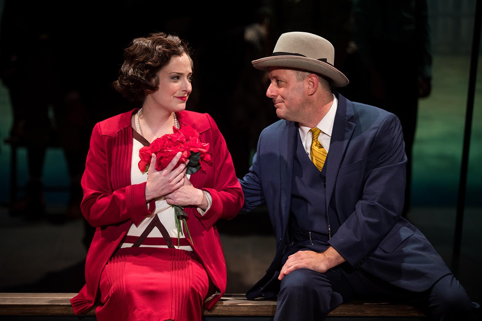 Bonnie (Dara Cameron) and Knute (Stef Tovar) fall in love again. (Credit: Justin Barbin)