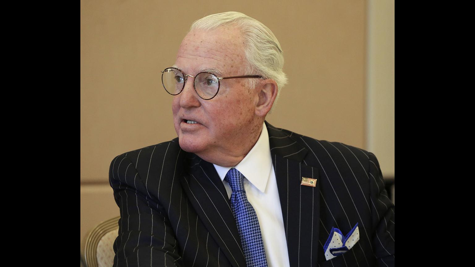 In this July 31, 2015 file photo, Chicago Ald. Ed Burke chairs a meeting of the City Council’s Finance Committee. (AP Photo / M. Spencer Green, File)