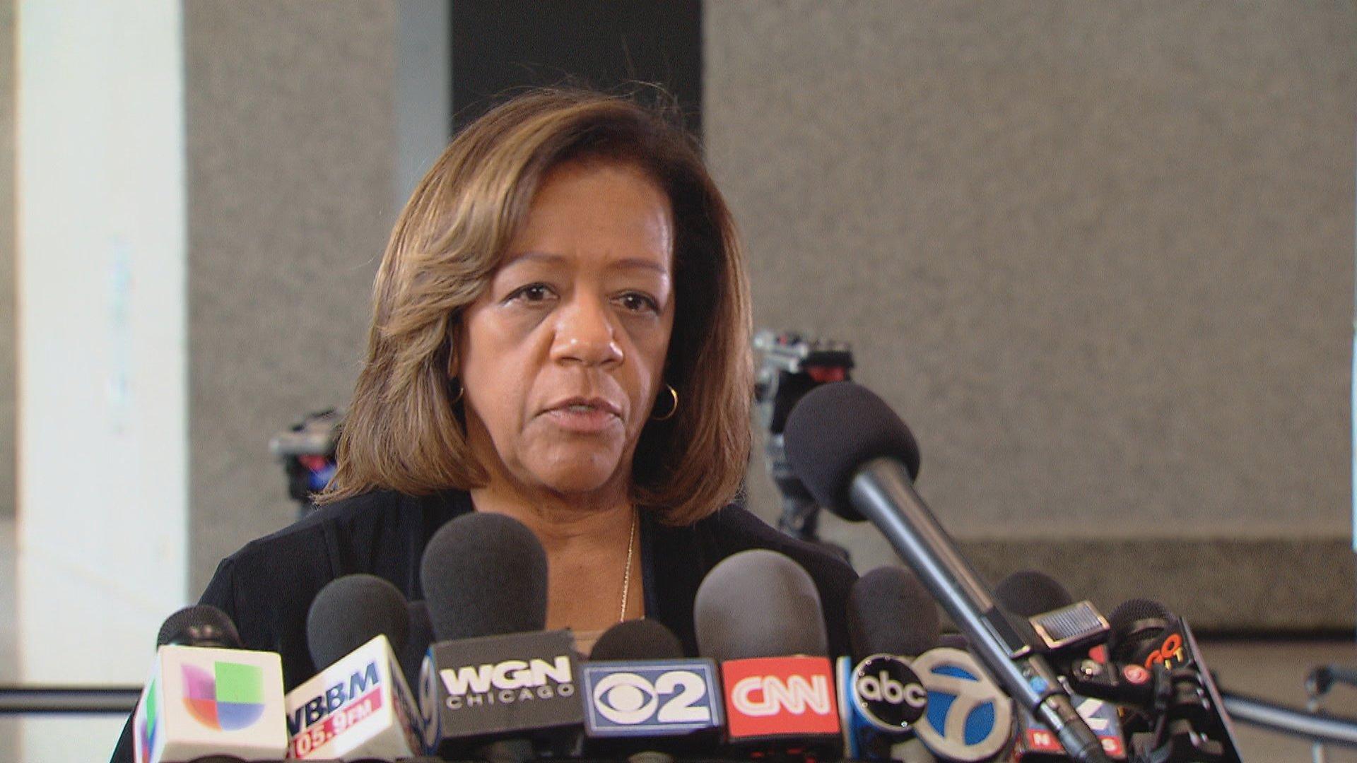 Barbara Byrd-Bennett speaks to the media in this undated file photo. (WTTW News)