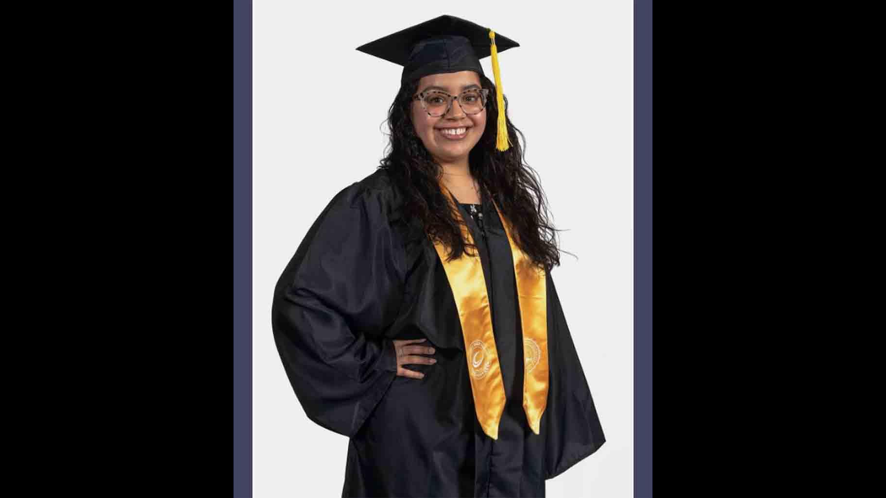 Ruth Flores, 2022 Richard J. Daley College valedictorian, went straight to Daley after graduating from a CPS high school. She said her choice to attend a city college was grounded in a desire to remain close to home and family. (Courtesy City Colleges of Chicago)