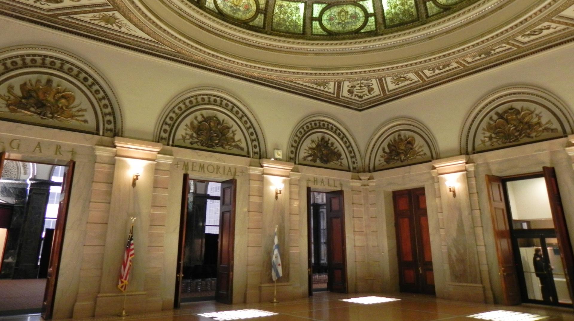 The Grand Army of the Republic Memorial Hall and Rotunda were created as a gathering place for Union Civil War veterans and to honor the war's dead. (Courtesy of Department of Cultural Affairs and Special Events)