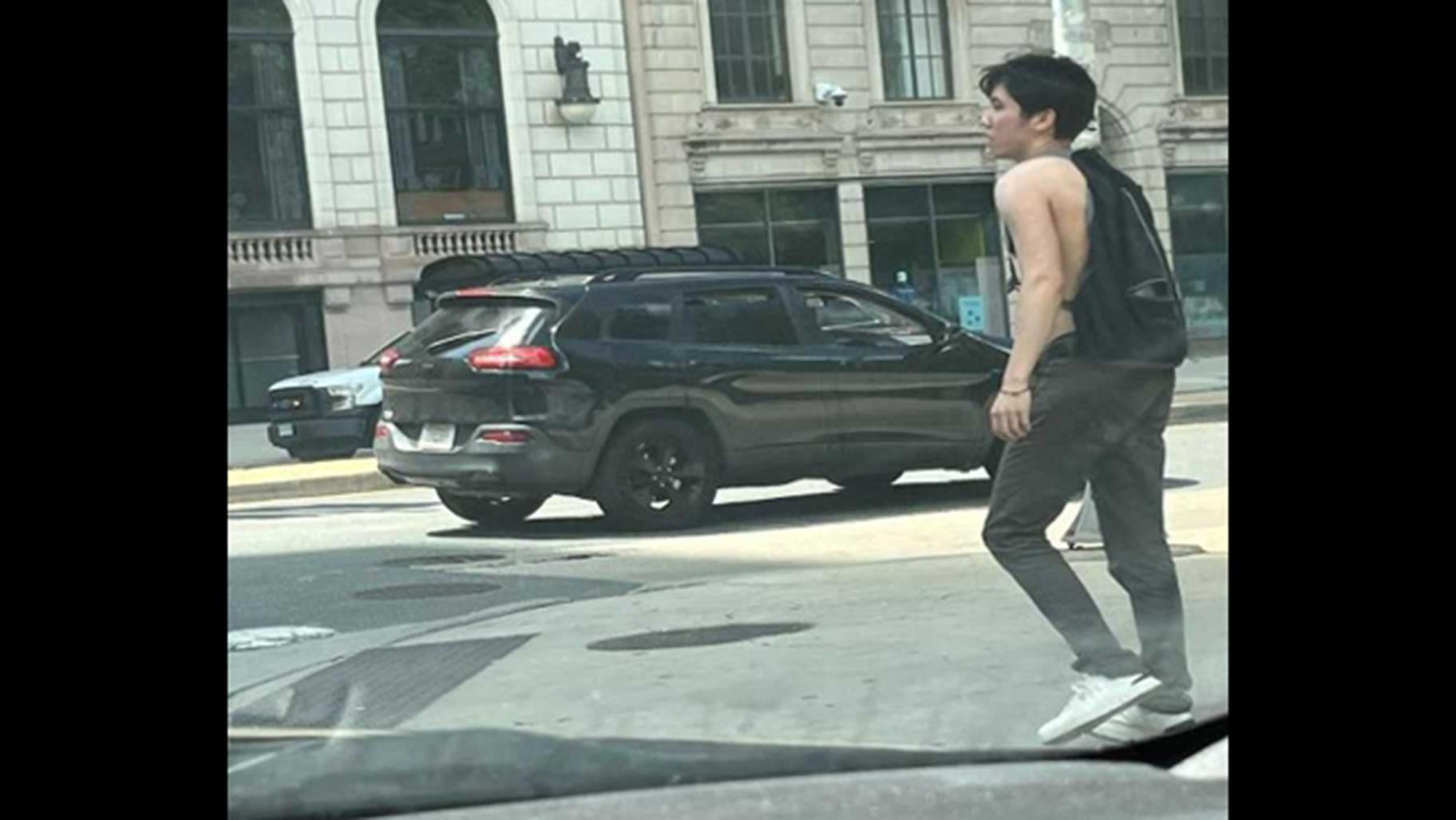 The Chicago Police Department released a photo of a person who was “observed fleeing from the scene where an object was constructed and lit on fire” around 2:38 p.m. June 9, 2026, in the 600 block of South Columbus Drive.