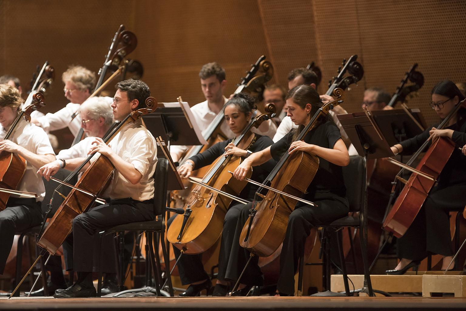 This special side-by-side concert launched the centennial season of the Civic Orchestra of Chicago, which was founded by the CSO’s second music director, Frederick Stock. (Photo credit: Todd Rosenberg)