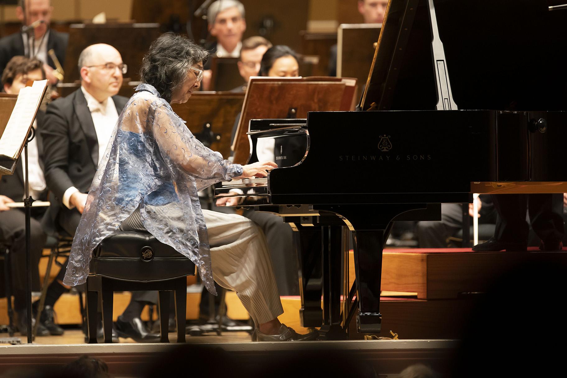 Pianist Mitsuko Uchida is soloist in Mozart’s Piano Concerto No. 20 with the Chicago Symphony Orchestra. (Photo Credit: Todd Rosenberg)