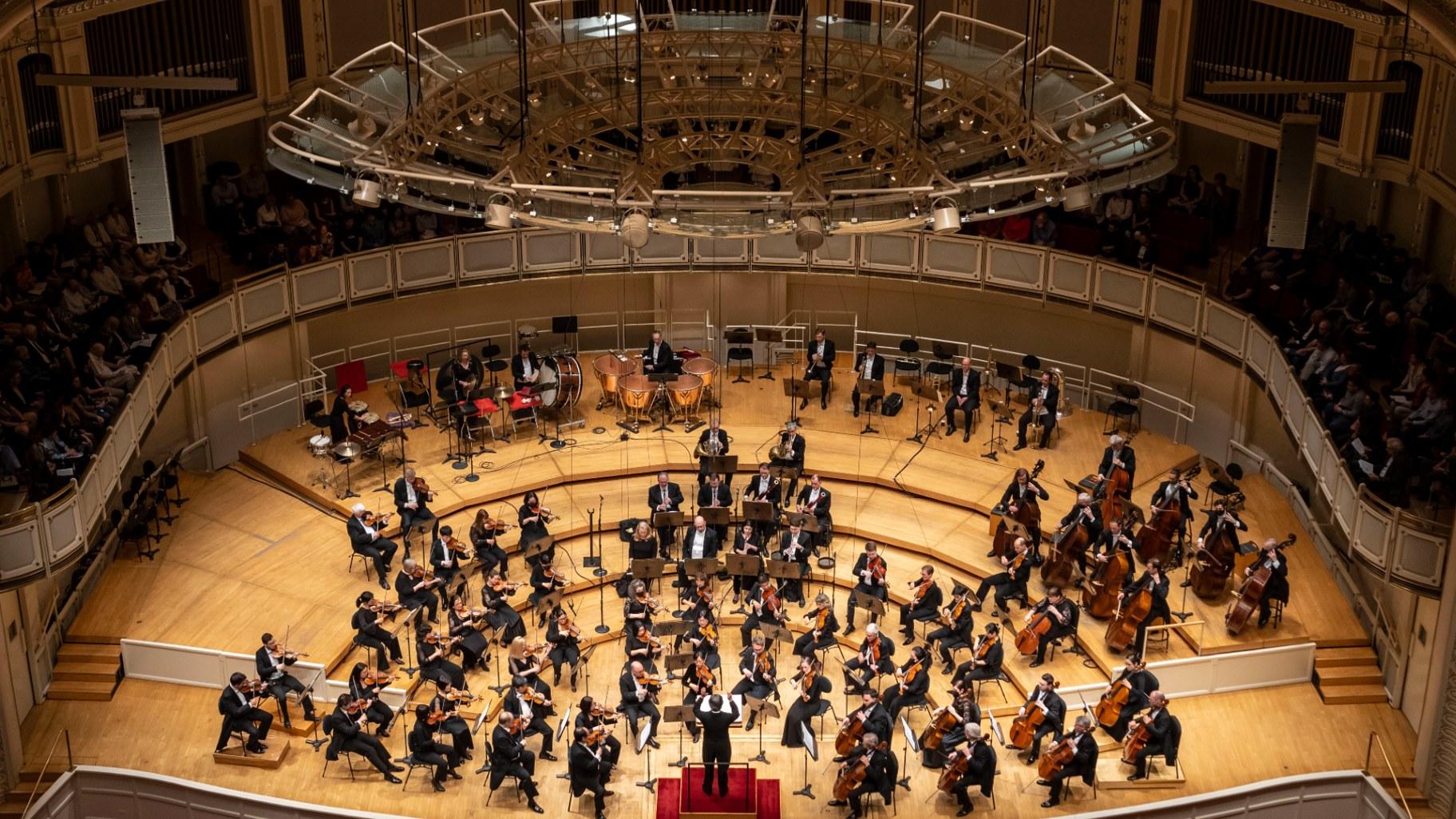 The Chicago Symphony Orchestra performs at Orchestra Hall. (Todd Rosenberg)