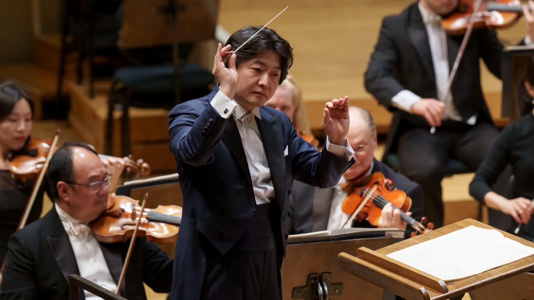 Conductor Kazuki Yamada makes his Chicago Symphony Orchestra debut in a program featuring the CSO’s first performance of Takemitsu’s “How Slow the Wind.” (Todd Rosenberg Photography)