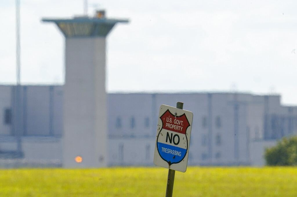 This Aug. 26, 2020, file photo shows the federal prison complex in Terre Haute, Ind. (AP Photo / Michael Conroy, File)