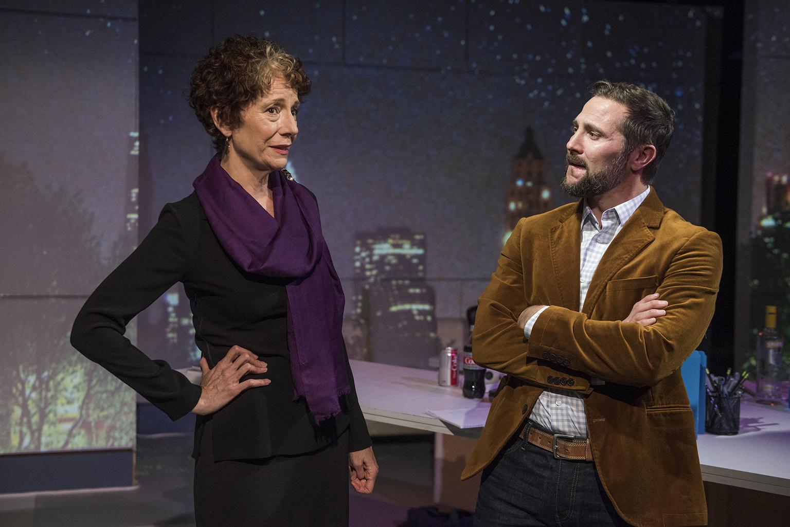 Carmen Roman and Josh Odor in “Scientific Method.” (Photo credit: Michael Brosilow)