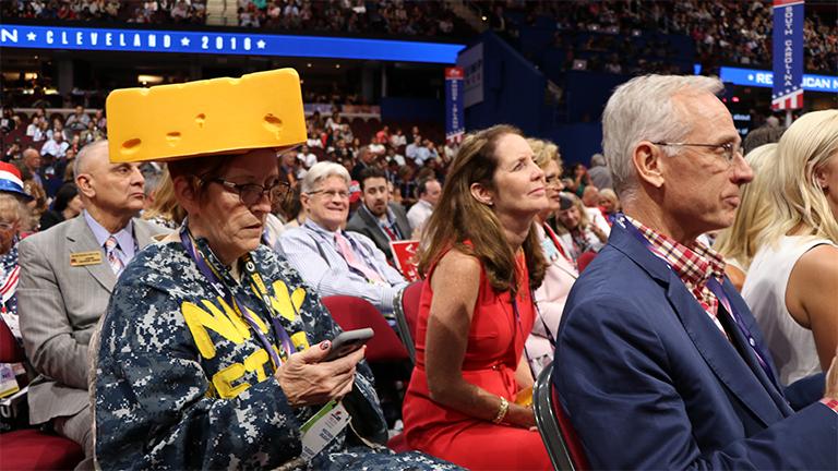 Wis. man donates cheesehead hat signed by Obama