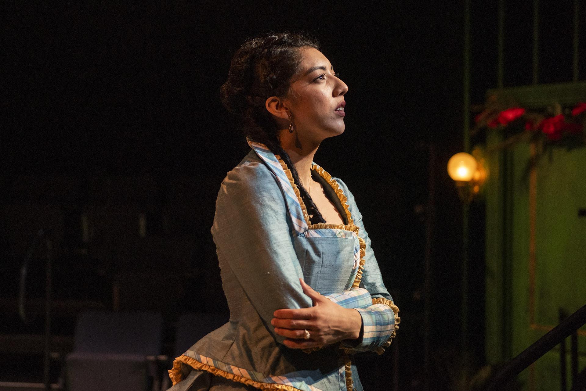 Cher Álvarez (Nora) in “A Doll’s House.” (Photo by Michael Brosilow)