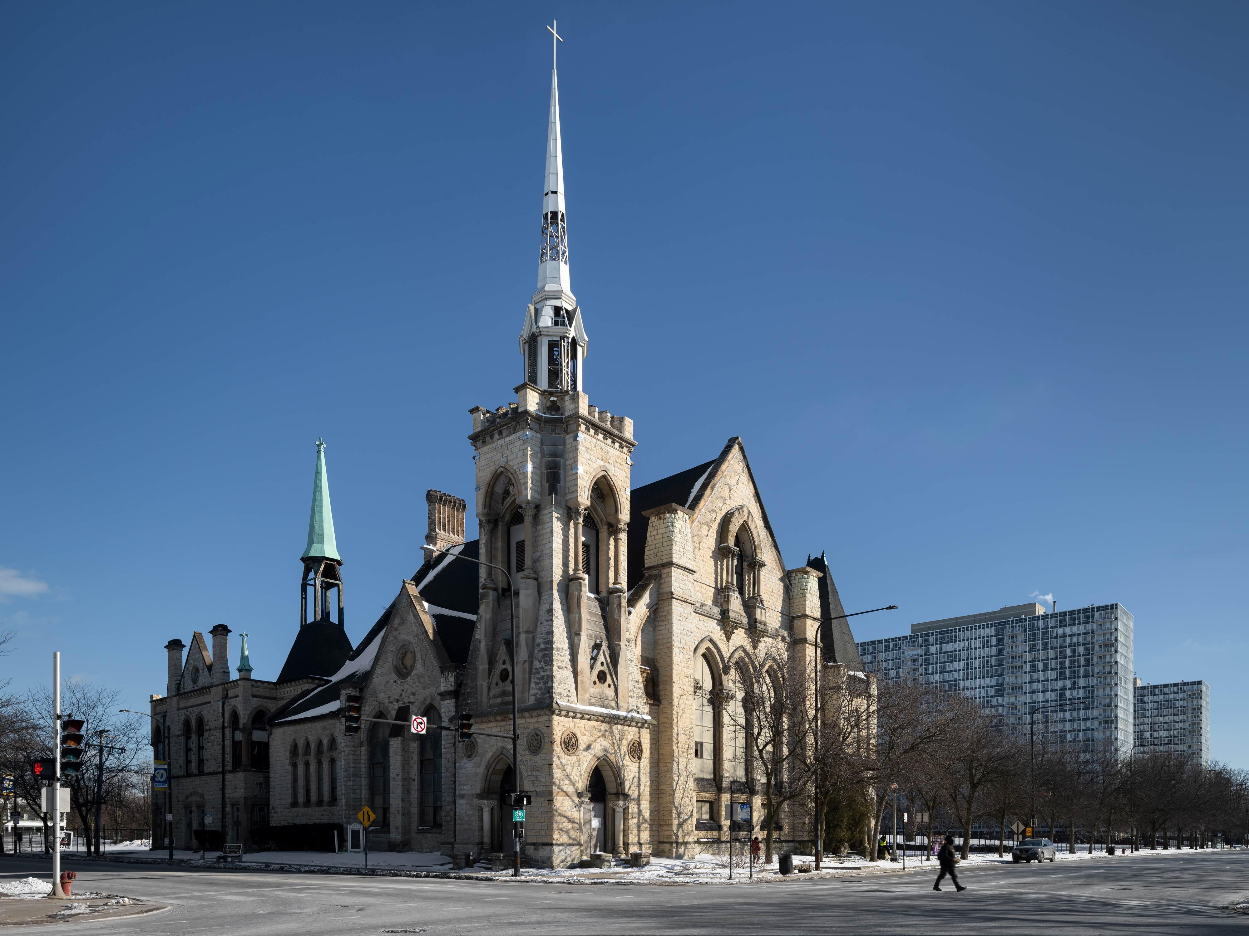 Olivet Baptist Church, a Chicago 7 Most Endangered in 2025. (Serhii Chrucky / Esto)