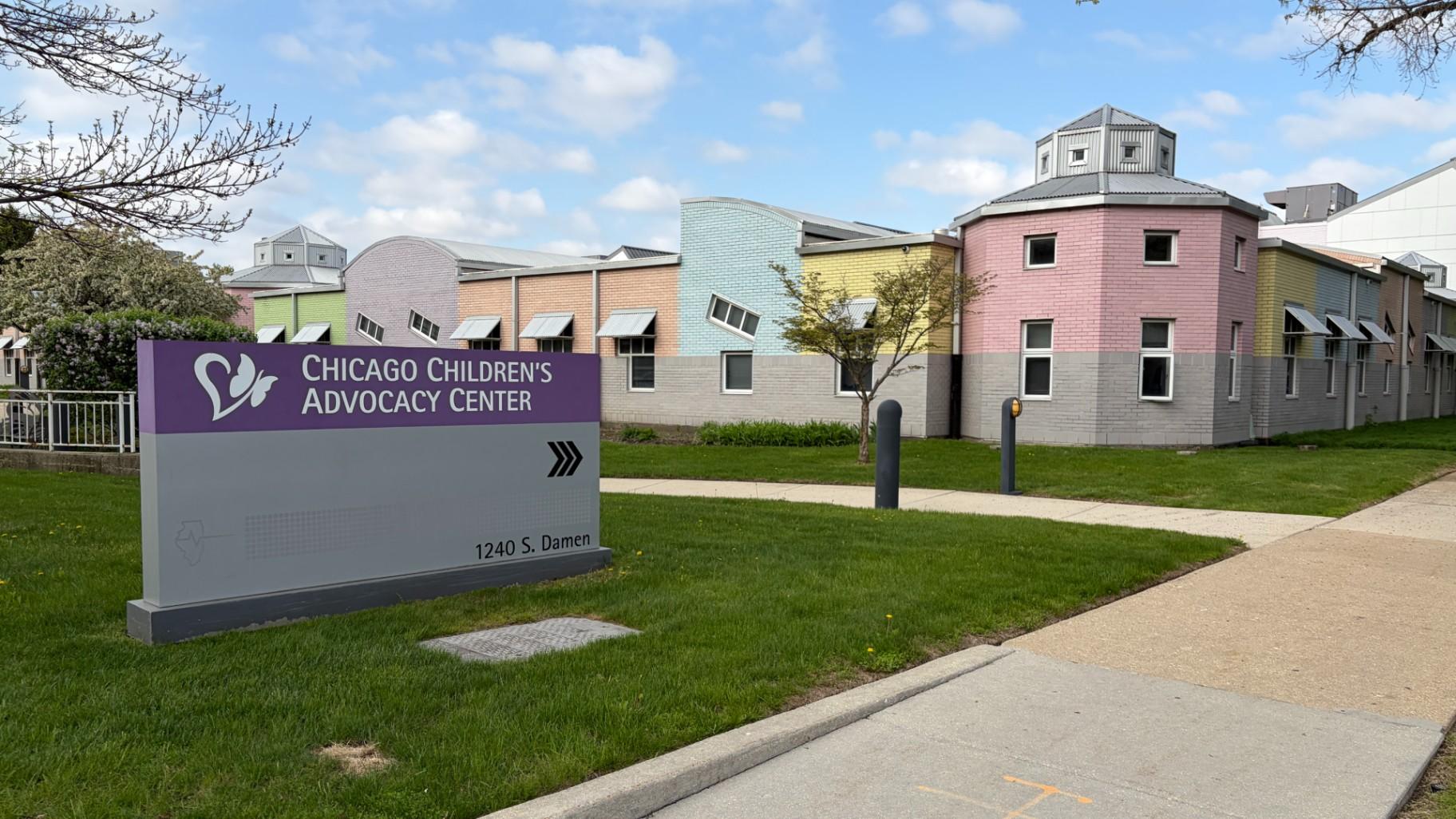 Chicago Children's Advocacy Center is located at 1240 S. Damen Ave. Chicago, IL 60608. (Eunice Alpasan / WTTW News)