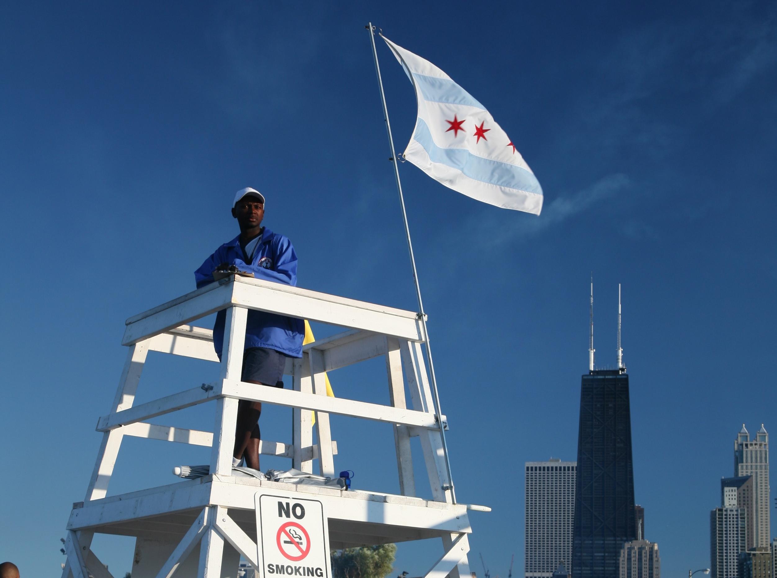 North Avenue Beach in Chicago - Beachside for Bums and Athletes