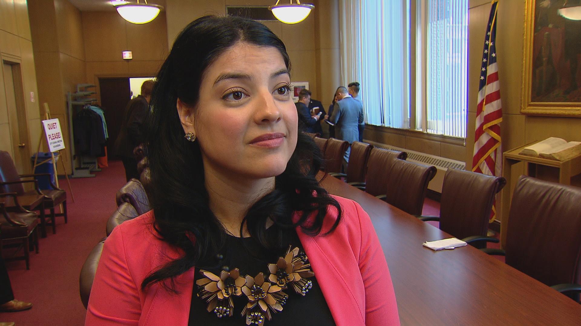 City Clerk Anna Valencia (Chicago Tonight)