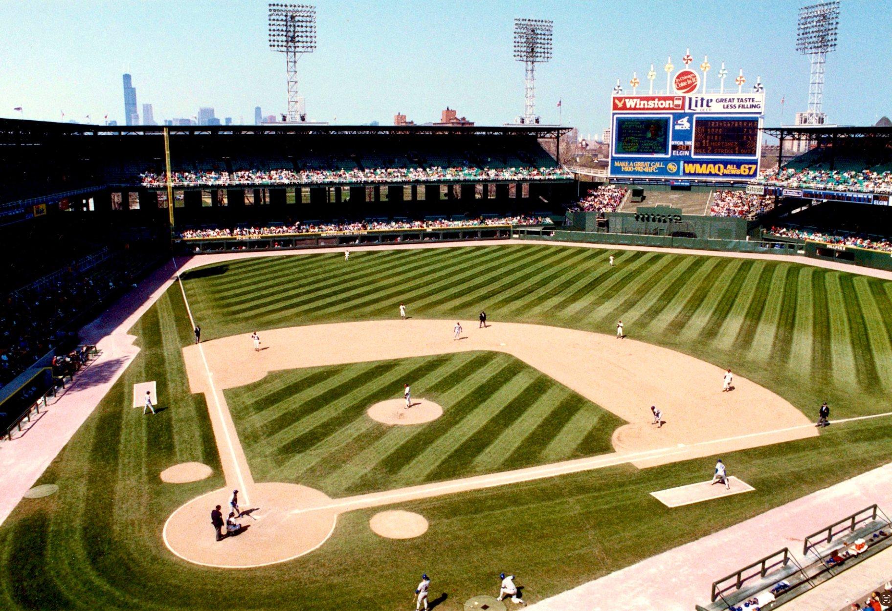 Comiskey Park. (Photo by Ken Smoller, courtesy of Eckhartz Press)