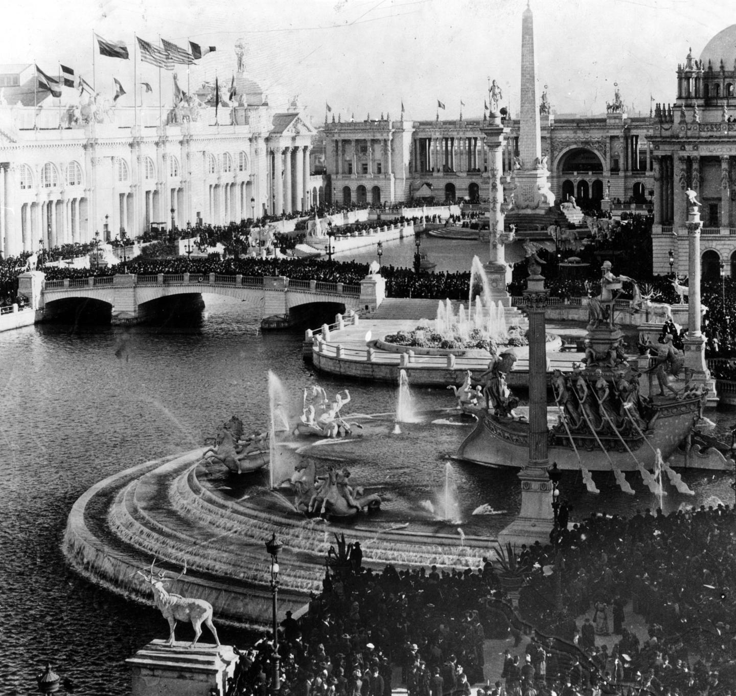 Court of Honor at the 1893 Chicago World's Fair Columbian Expostion (ACME Company)