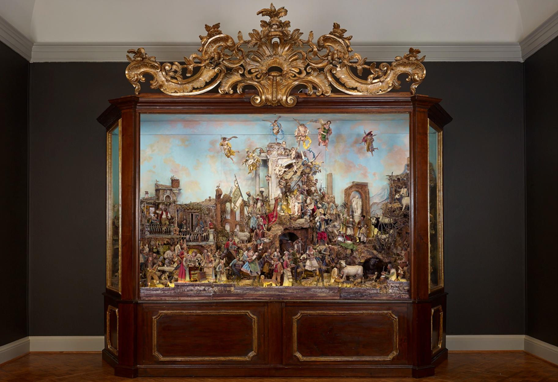 The Neapolitan crèche at the Art Institute of Chicago. (Courtesy of the Art Institute of Chicago)