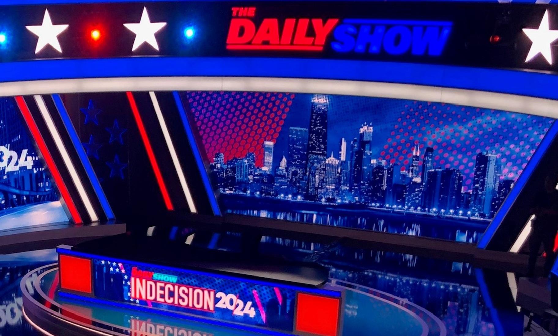 “The Daily Show” taped at the Athenaeum Center on Aug. 19, 2024. (Marc Vitali / WTTW News)