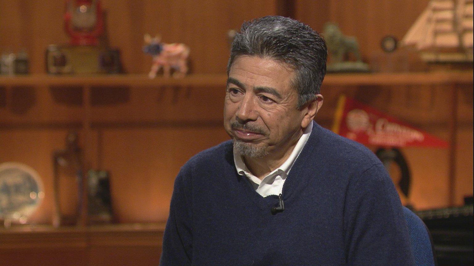 Ald. Danny Solis (25th Ward) appears on “Chicago Tonight” on Nov. 26, 2018. (WTTW News)