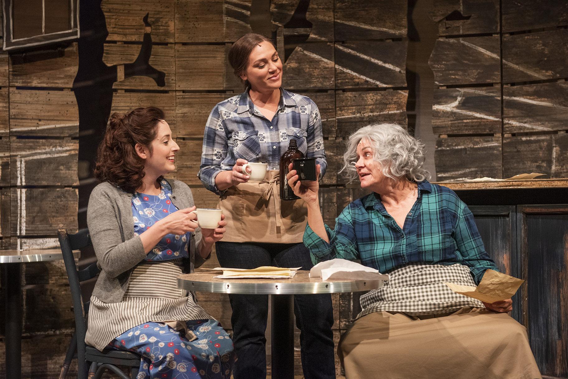 From left: Dara Cameron, Jacqulyne Jones and Catherine Smitko in “The Spitfire Grill.” (Photo by Michael Brosilow)