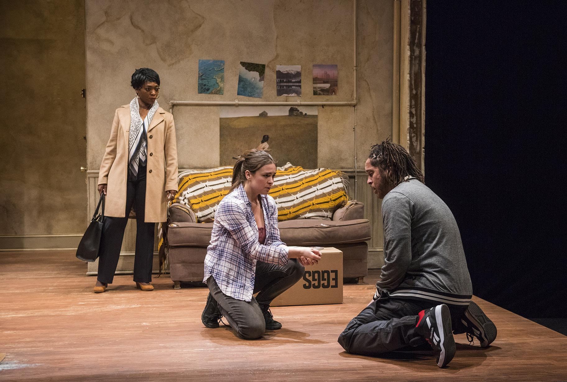 From left: Shanesia Davis, Leah Karpel and Julian Parker (Photo credit: Michael Brosilow)