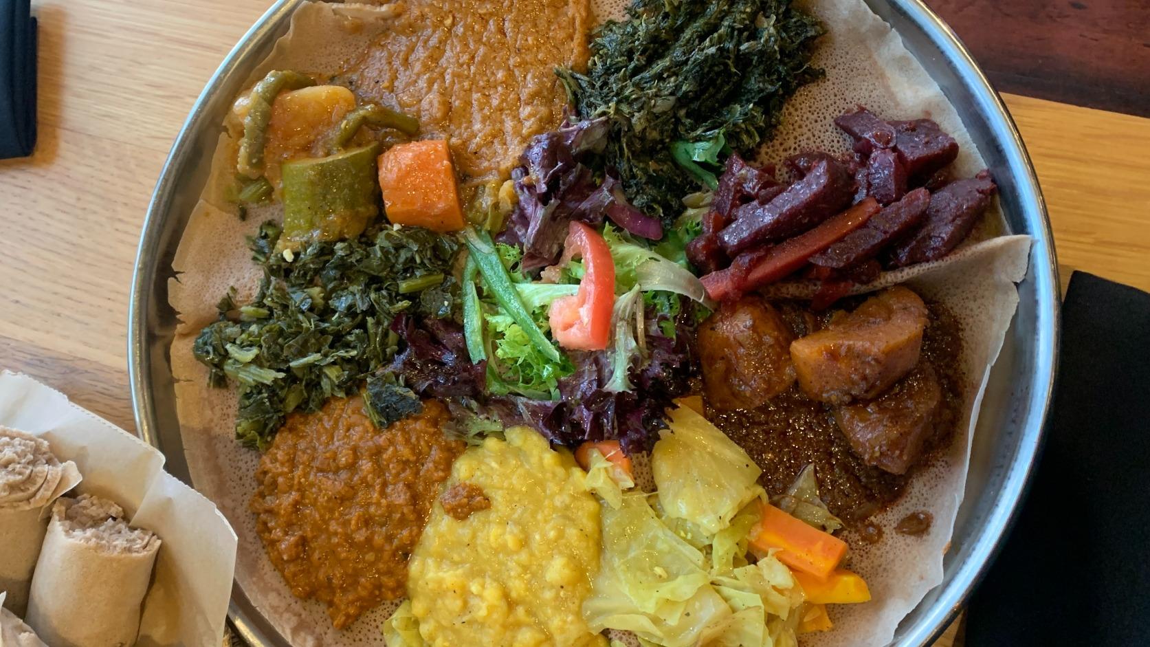 Vegan Bayanetu at Demera (Eunice Alpasan / WTTW News)