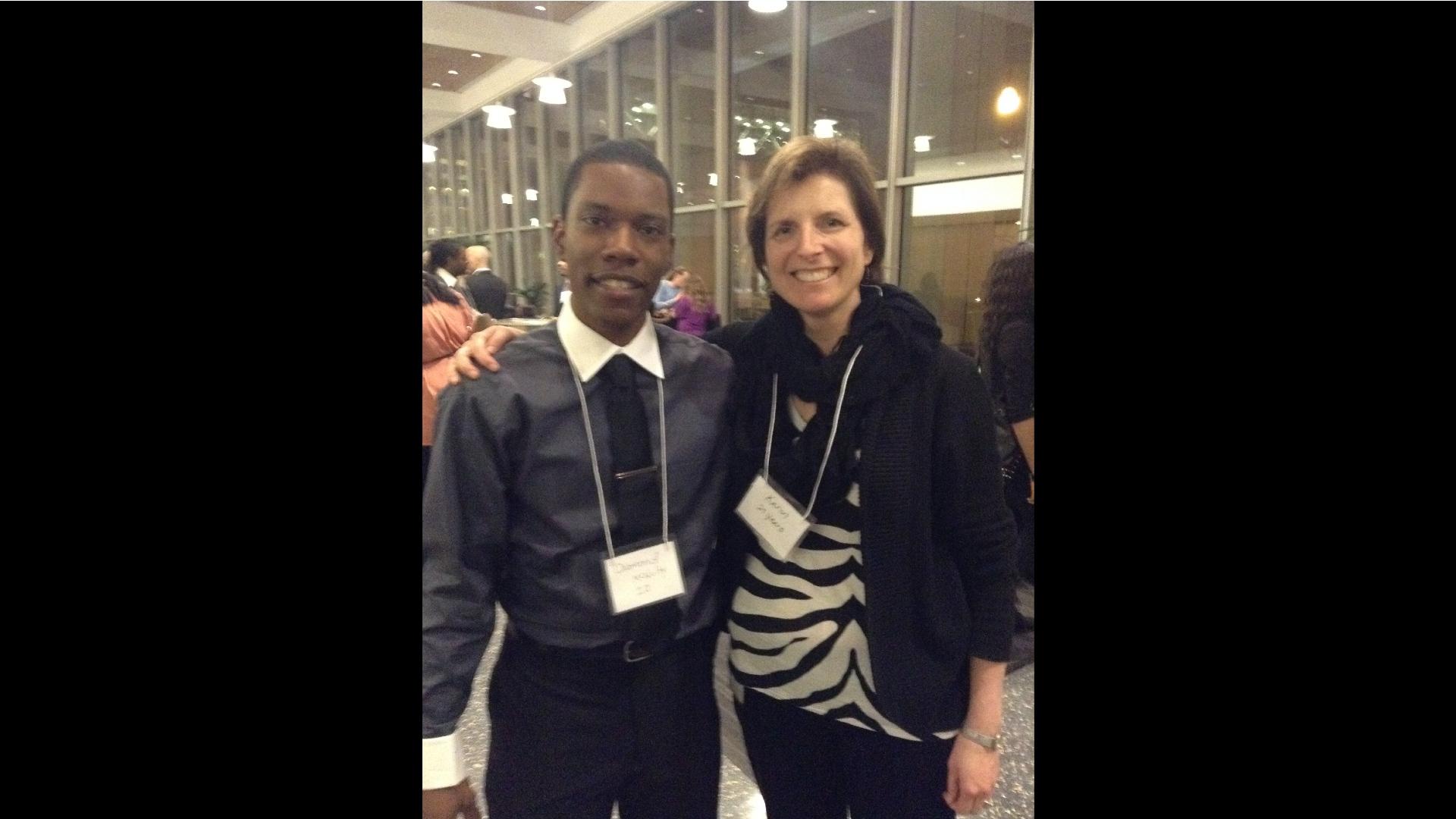 Diamond McNulty (left) and Dr. Karen Sheehan. (Courtesy of Diamond McNulty)