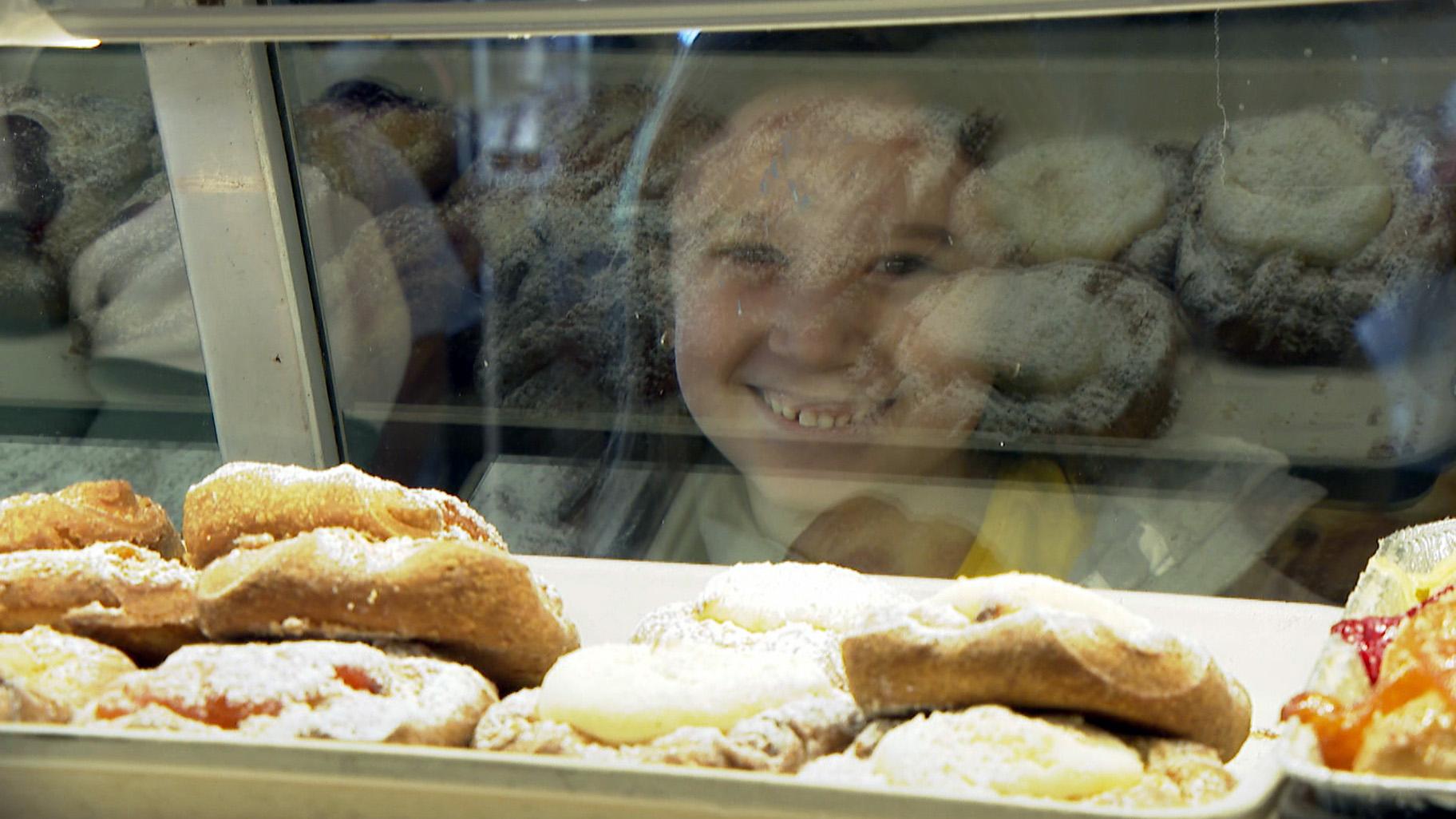 Little Zia O’Neill Lazio got the news that her favorite bakery is set to close.  (WTTW News)