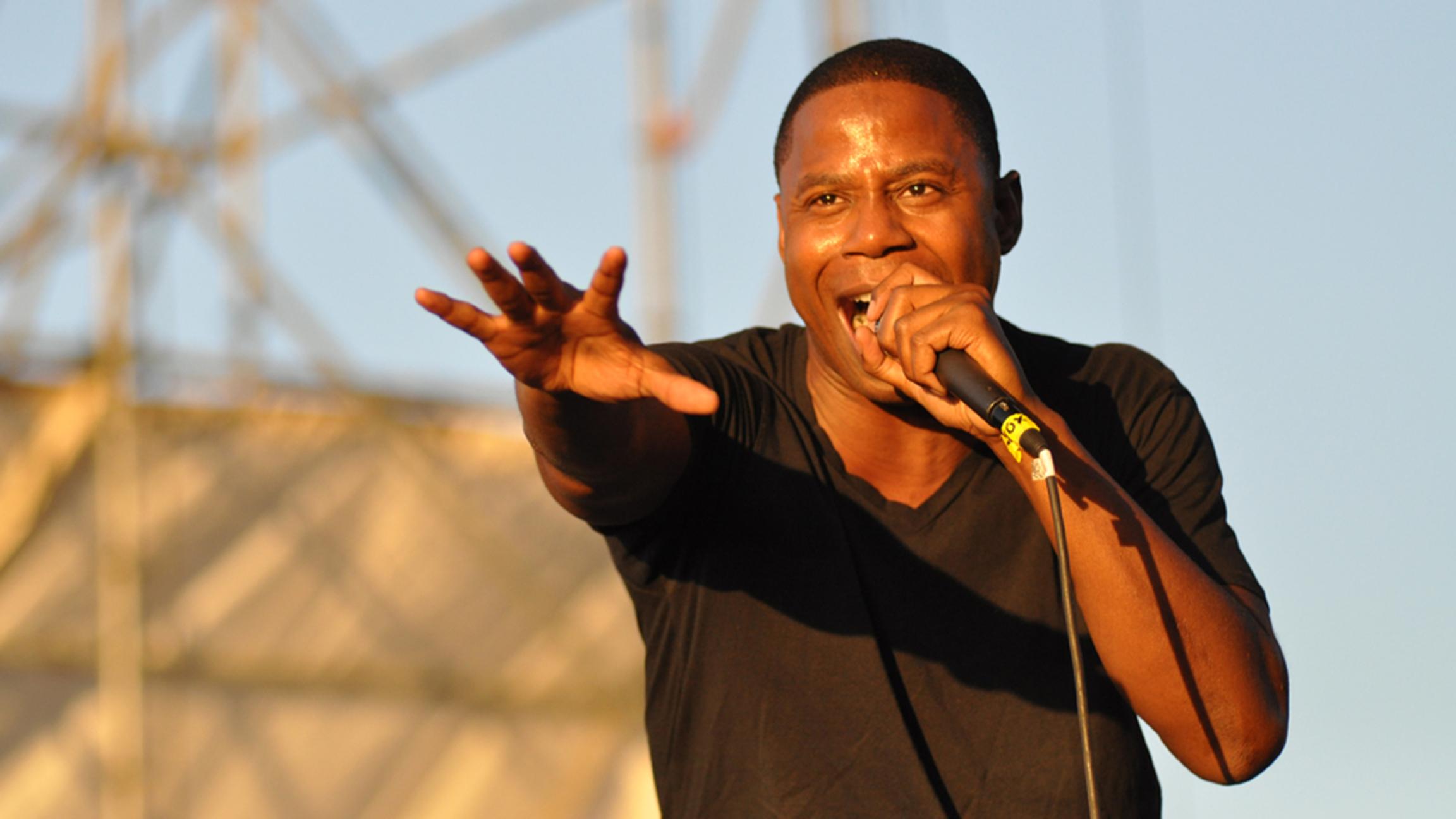 Doug E. Fresh takes the stage at the Hip Hop Summerfest on Saturday. (Jason Persse / Flickr)