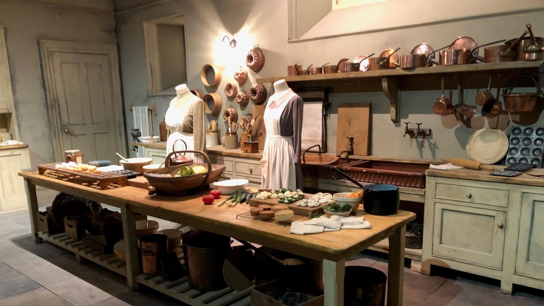 Mrs. Patmore’s kitchen is featured at Downton Abbey: The Exhibition.” (Marc Vitali / WTTW News)