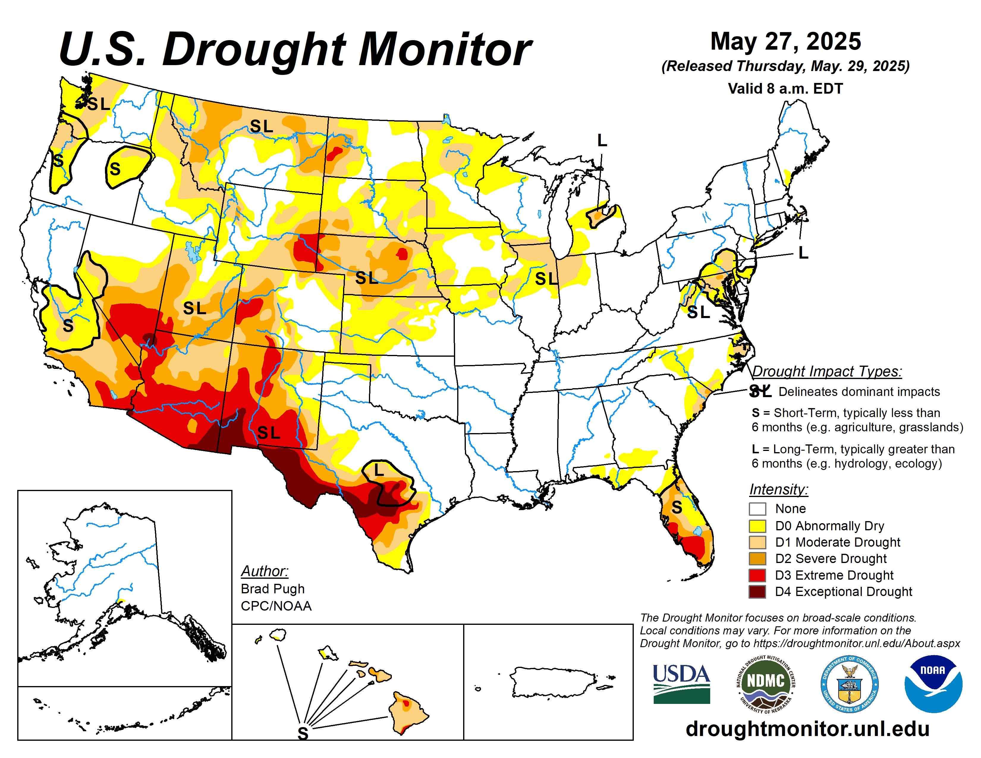 (U.S. Drought Monitor)