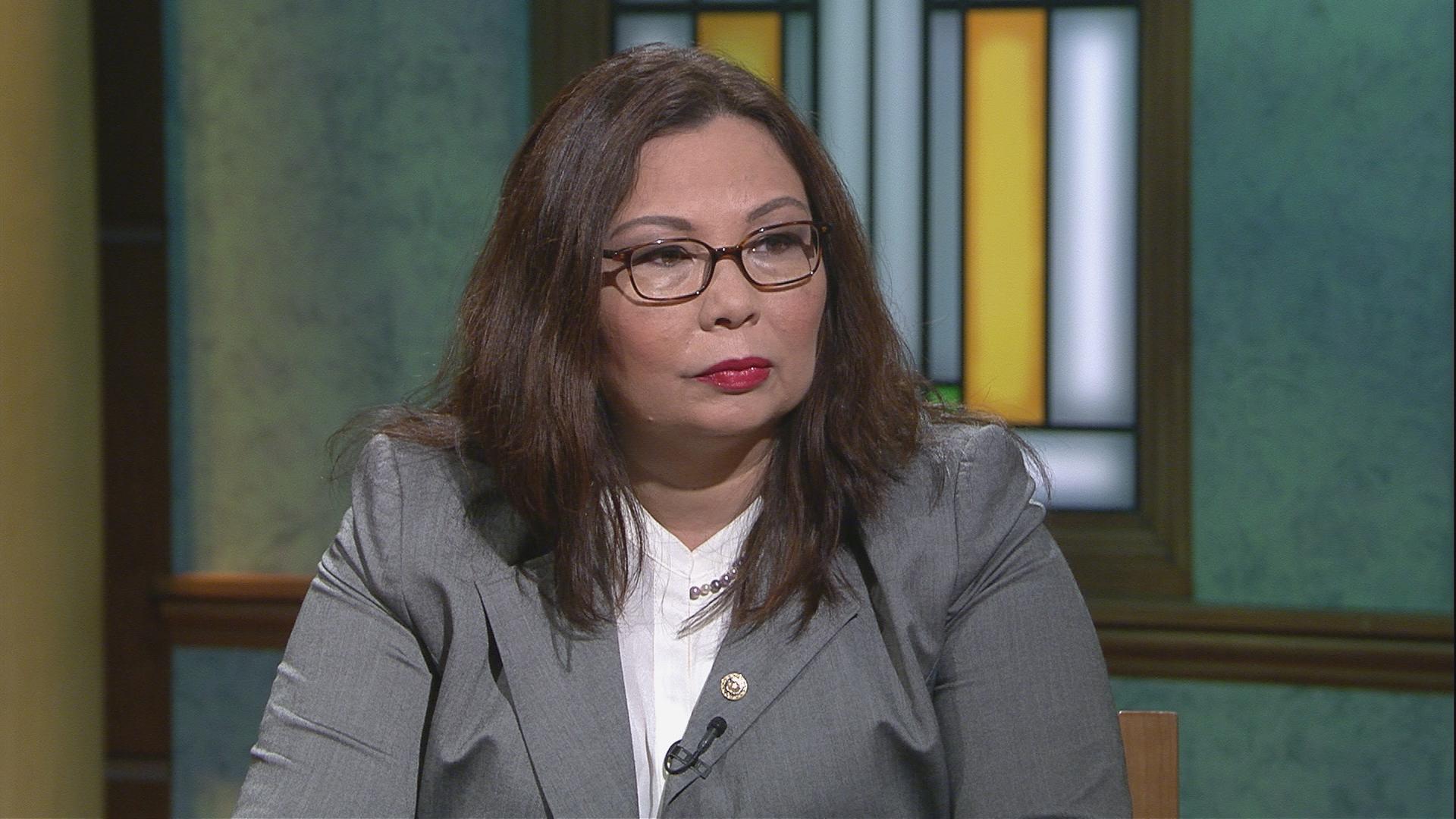 U.S. Sen. Tammy Duckworth appears on "Chicago Tonight" on July 6, 2017. 