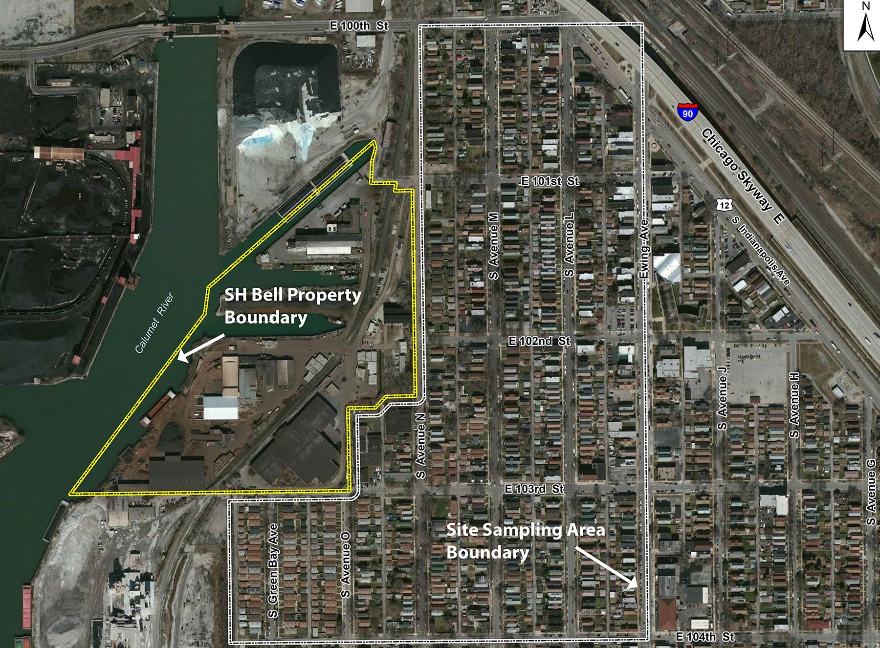 The EPA is collecting soil samples from properties near S.H. Bell’s facility to assess levels of manganese, a heavy metal that can cause brain damage at high exposures. (U.S. Environmental Protection Agency)