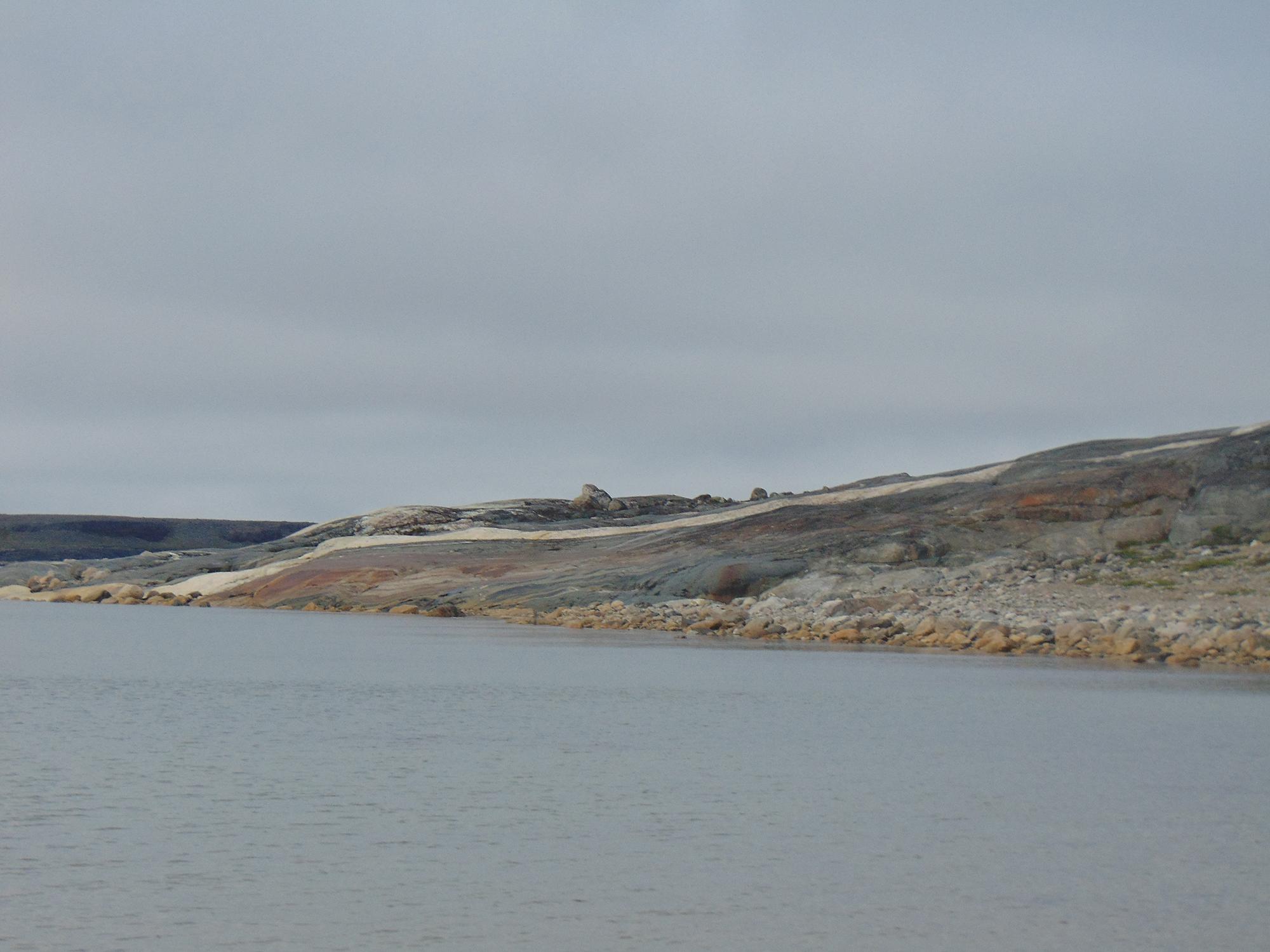 A new study of rock minerals in Nuvvuagittuq, Canada revealed evidence that the Earth's continental crust might have formed hundreds of millions of years earlier than thought. (Elizabeth Bell / UCLA)