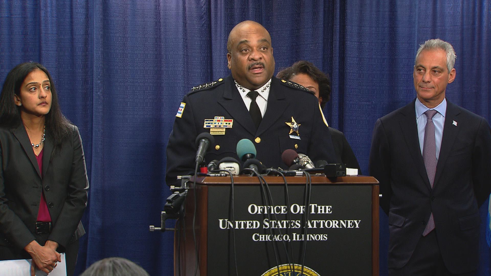 Chicago Police Superintendent Eddie Johnson (Chicago Tonight)