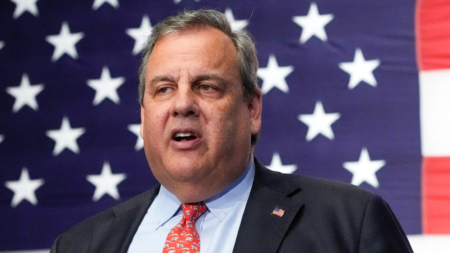 FILE - Republican presidential candidate former New Jersey Gov. Chris Christie speaks during a gathering, June 6, 2023, in Manchester, N.H. (AP Photo / Charles Krupa, File)