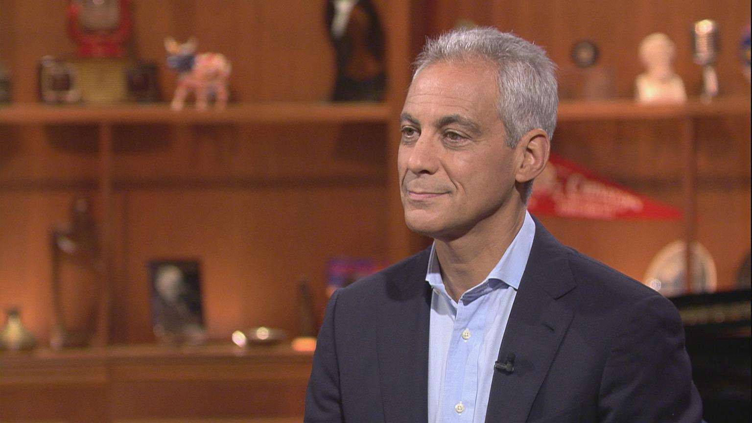 Mayor Rahm Emanuel appears on “Chicago Tonight” on June 28, 2018.